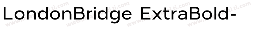 LondonBridge ExtraBold字体转换